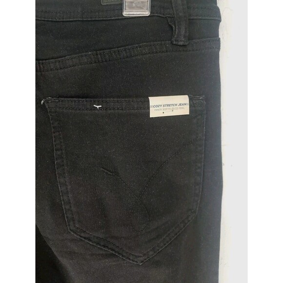 Black Slim Straight Skinny Jeans Pants | Weatherproof Vintage Size 4 NWOT - Picture 8 of 9